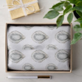 Waterverf oesters tissuepapier (Geschenk)