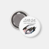 Waterverf ogen lash extension make-up branding magneet (Voorkant / Achterkant)