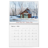Waterverf Old Barns Calendar Kalender (Feb 2026)