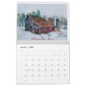 Waterverf Old Barns Calendar Kalender (Jan 2027)