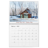 Waterverf Old Barns Calendar Kalender (Feb 2027)