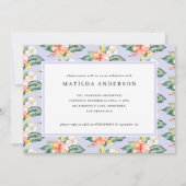 Waterverf olifant meisje verjaardagsfeest (Achterkant)