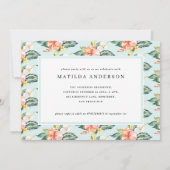 Waterverf olifant meisje verjaardagsfeest (Achterkant)