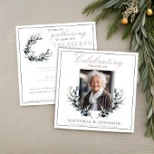 Waterverf olijftak viering van het leven kaart