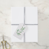 Waterverf Olive Branch Cadeaulabel (Met Touw)