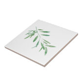 Waterverf Olive Branch Tegeltje (Zijkant)