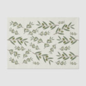 Waterverf Olive Branch Tissuepapier (Voorkant)