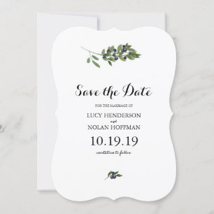 Waterverf Olive Orchard   Datum opslaan Save The Date