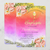 Waterverf Ombre verf splash doop Kaart (Voorkant / Achterkant)