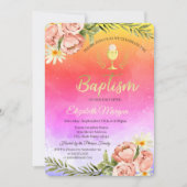 Waterverf Ombre verf splash doop Kaart (Voorkant)