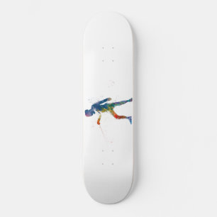 waterverf omheining skateboard