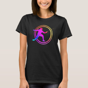 Waterverf omheiningsklep t-shirt