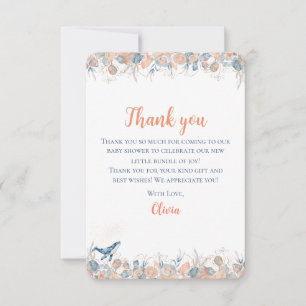 Waterverf Onder de Zee Walvis Baby Shower Bedankt