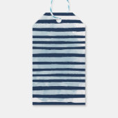 Waterverf onder het Baby shower van het Zee Cadeaulabel (Achterkant)