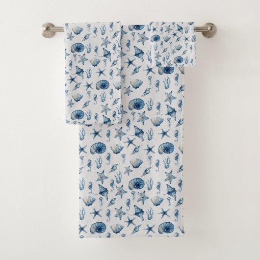 Waterverf onder het Zee Bad Handdoek (Insitu)