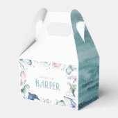 Waterverf Onder het Zee Favor Boxes Bedankdoosjes (Achterkant)