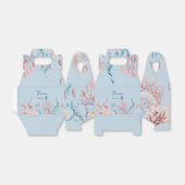 Waterverf Onder het Zee kinderen verjaardag Bedankdoosjes (Uitgevouwen)