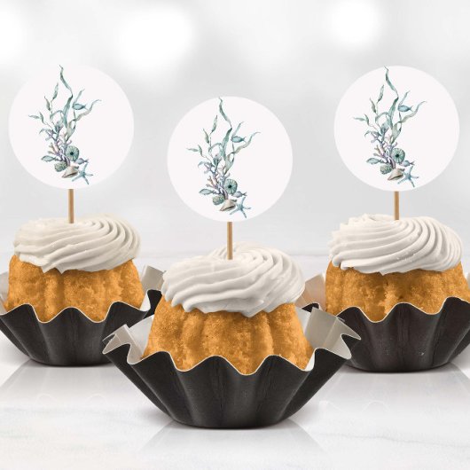 Waterverf Onder het Zee Kwallen Stickers