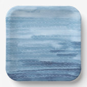 Waterverf Onder het Zee Papieren Borden Papieren Bordje (Voorkant)