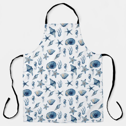 Waterverf onder het Zee Schort (Voorkant)