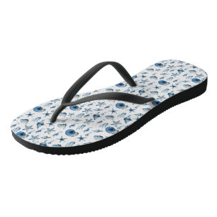 Waterverf onder het Zee Teenslippers