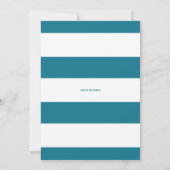 Waterverf onder Zee Online Baby shower Kaart (Achterkant)