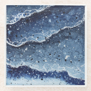 Waterverf Onderzetter Waves