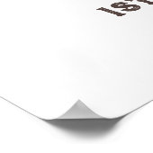 Waterverf One Happy Camper 1e verjaardagsfeestje Poster (Hoek)