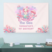 Waterverf ONEder Het Zee 1e Verjaardag Spandoek (Beurs)