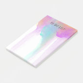 waterverf ontwerp aangepaste post it note (Schuin)
