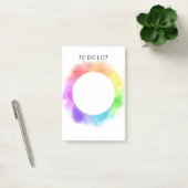 waterverf ontwerp aangepaste post it note (Kantoor)