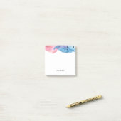 waterverf ontwerp aangepaste post it note (Op bureau)