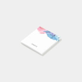 waterverf ontwerp aangepaste post it note (Schuin)