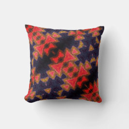 Waterverf ontwerp kussen