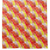 Waterverf ontwerpstructuur achtergrond douchegordijn (Voorkant)