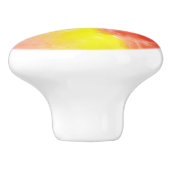 Waterverf ontwerpstructuur achtergrond keramische knop (Zijkant)