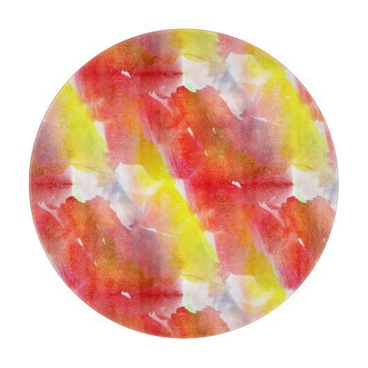 Waterverf ontwerpstructuur achtergrond snijplank (Voorkant)