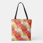 Waterverf ontwerpstructuur achtergrond tote bag (Achterkant)