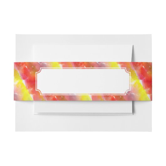 Waterverf ontwerpstructuur achtergrond uitnodigingen wikkel (Voorkant Voorbeeld)