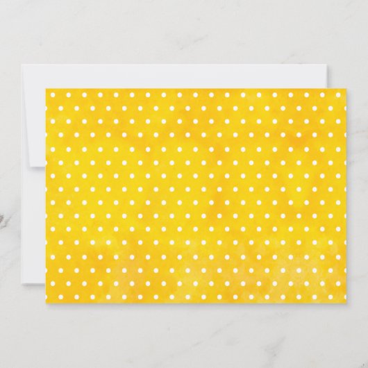 Waterverf Onze uitnodiging voor een zonnige verjaa (Achterkant)