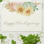 Waterverf oogst Thanksgiving Theedoek (Gevouwen)