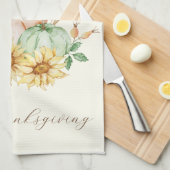 Waterverf oogst Thanksgiving Theedoek (Quarter Fold)