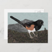 Waterverf Oost-Towee Briefkaart (Voorkant / Achterkant)