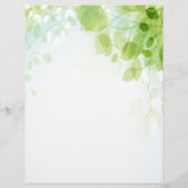 Waterverf op basis van lente flyer (Achterkant)