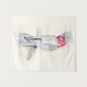 Waterverf Opera Cockato Wandkleed (Voorkant (horizontaal))