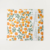 Waterverf Oranje Citrus Photo Booth Backdrop Wandkleed (Voorkant (horizontaal))