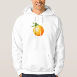 Waterverf Oranje Hoodie