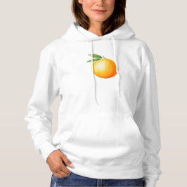 Waterverf Oranje Hoodie