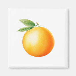 Waterverf Oranje Magneet