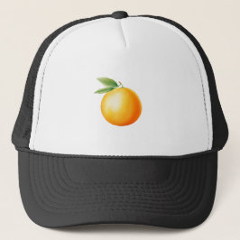 Waterverf Oranje Trucker Pet